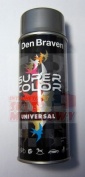 Lakier w sprayu szary aluminiowy połysk Super Color DenBraven 400ml