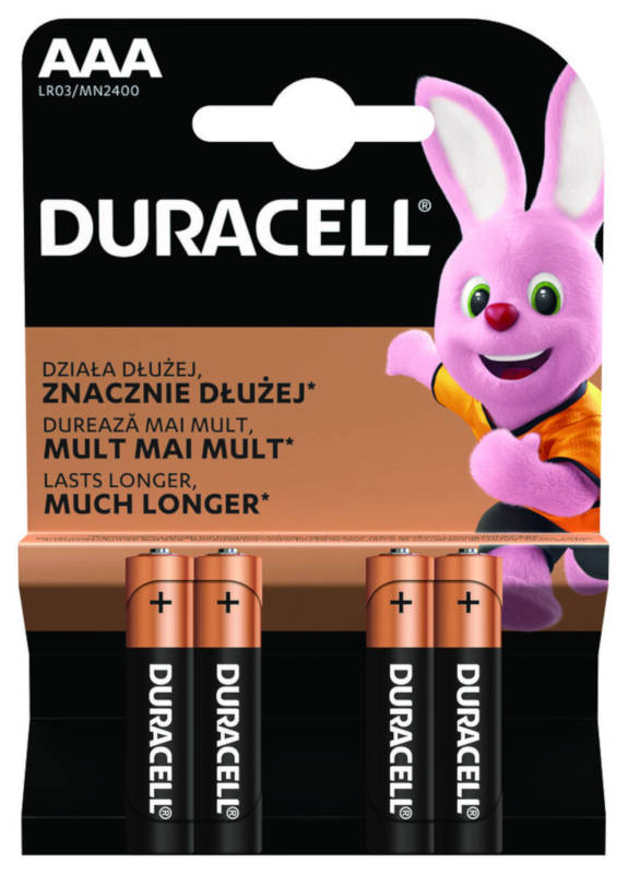 Bateria alkaliczna LR03/AAA BL/4 DURACELL