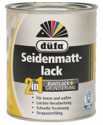 Farba akrylowa Acryl-Seidenmattlack czarna półmat 750ml DUFA