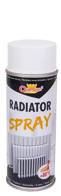 Farba do kaloryferów 400 ml biały połysk Champion Radiator Spray