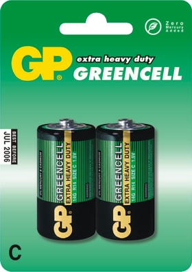 GP Bateria cynkowo-chlorkowa R14 Greencell BL/2