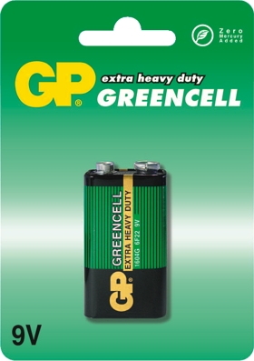 GP Bateria cynkowo-chlorkowa 6F22 Greenline BL/1