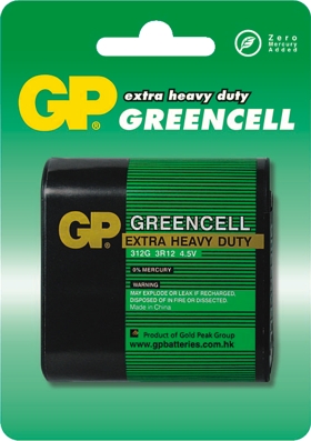 GP Bateria cynkowo-chlorkowa 3R12 Greenline BL/1