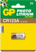GP Bateria litowa CR123A BL/1 Photo Lithium