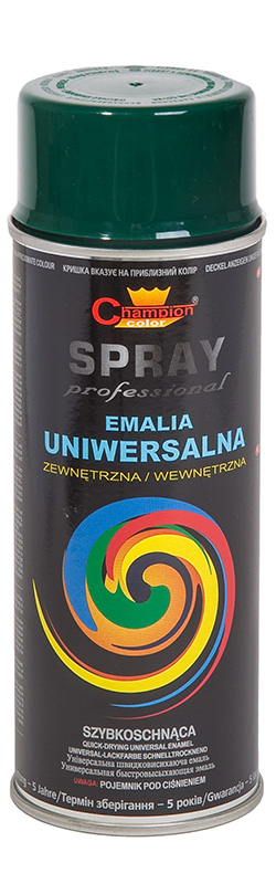 Lakier spray Uniwersalny 400 ml zielony mech RAL6005 Champion