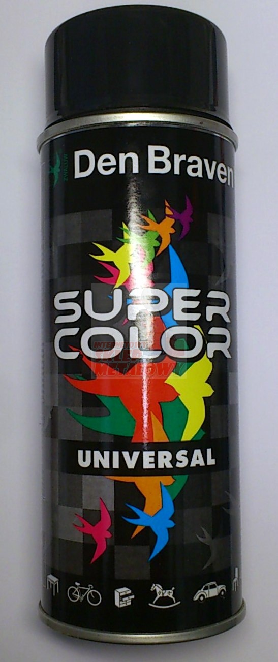 Lakier w sprayu antracyt połysk Super Color DenBraven 400ml