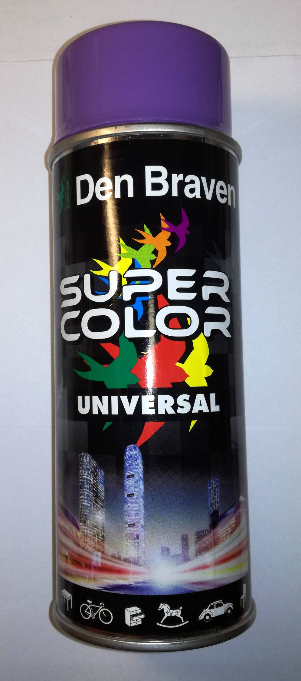 Lakier w sprayu liliowy Super Color DenBraven 400ml